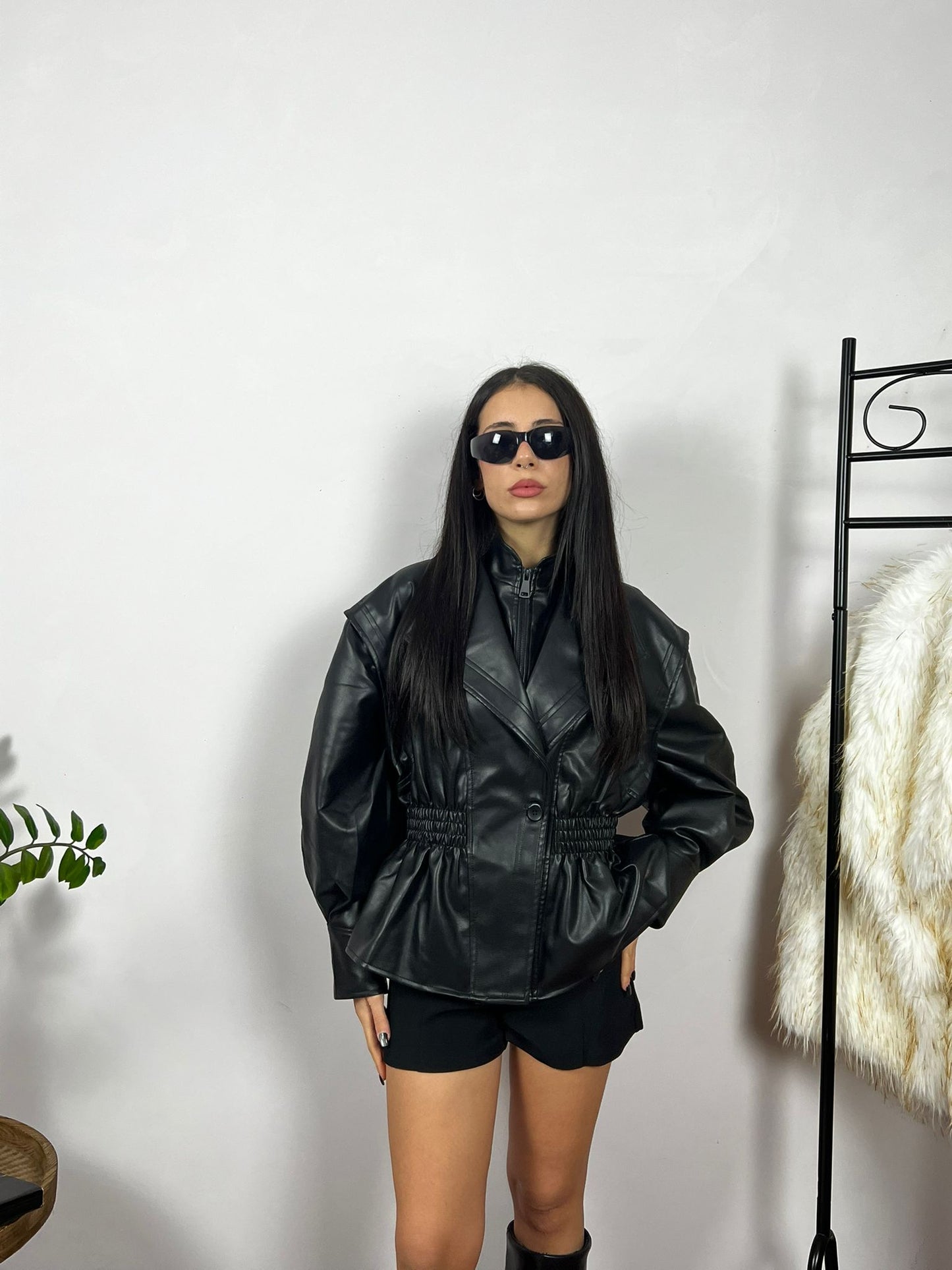 Giacca Noir Sculpted