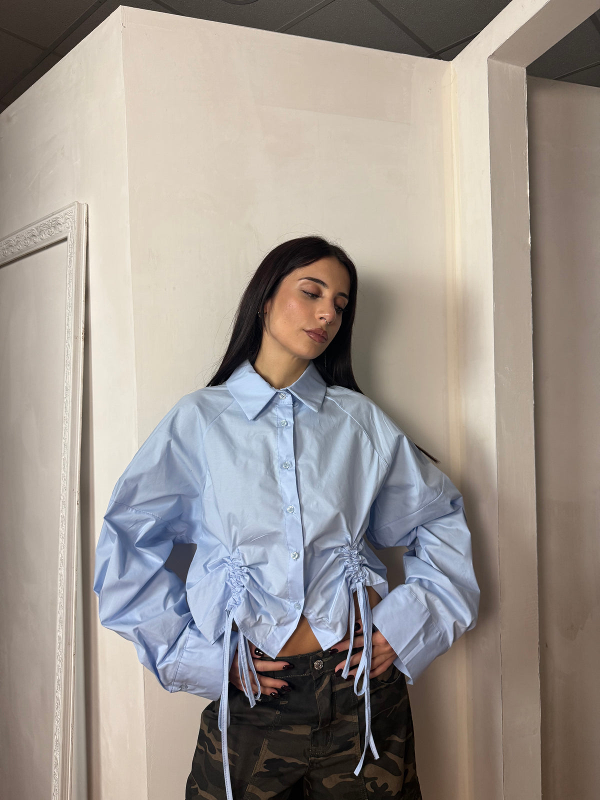 CAMICIA GATHERED