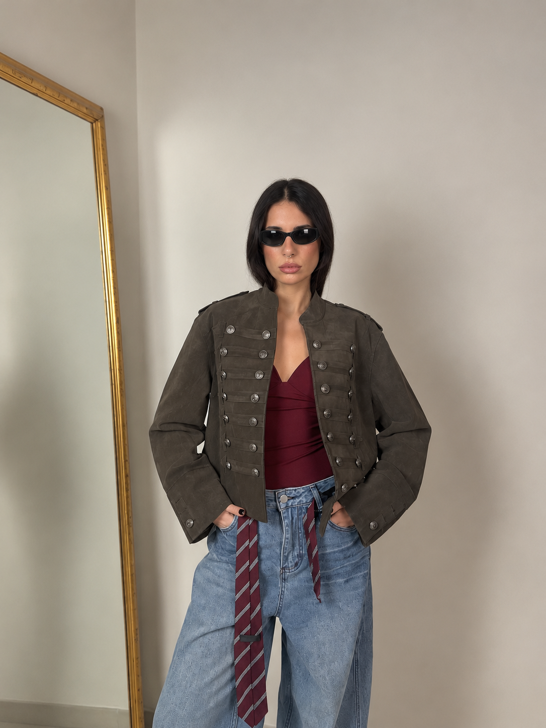 BROWN JACKET
