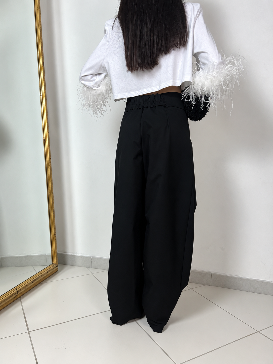 PLEATED BALLON PANTS