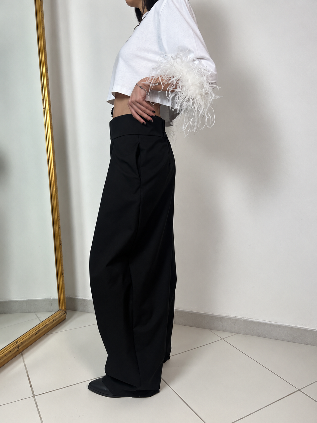 PLEATED BALLON PANTS