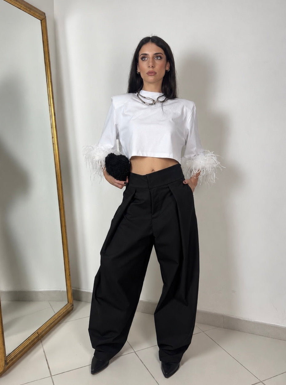 PLEATED BALLON PANTS