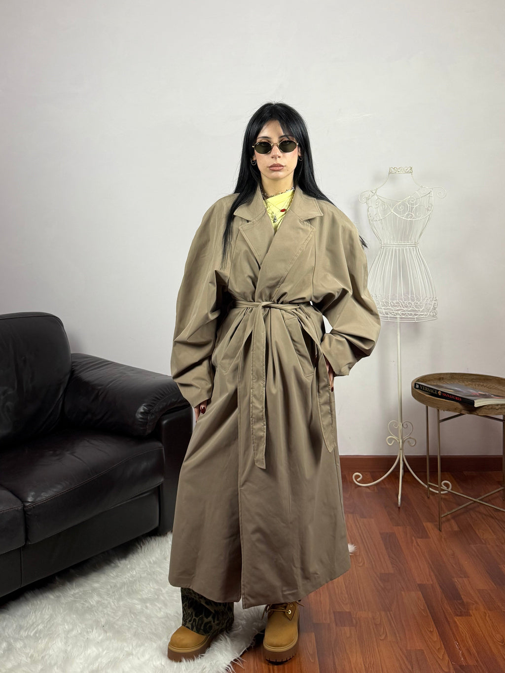 TRENCH OVER CAMEL