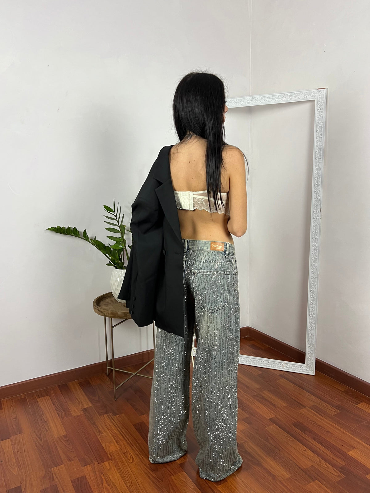 Crystal Drip Denim