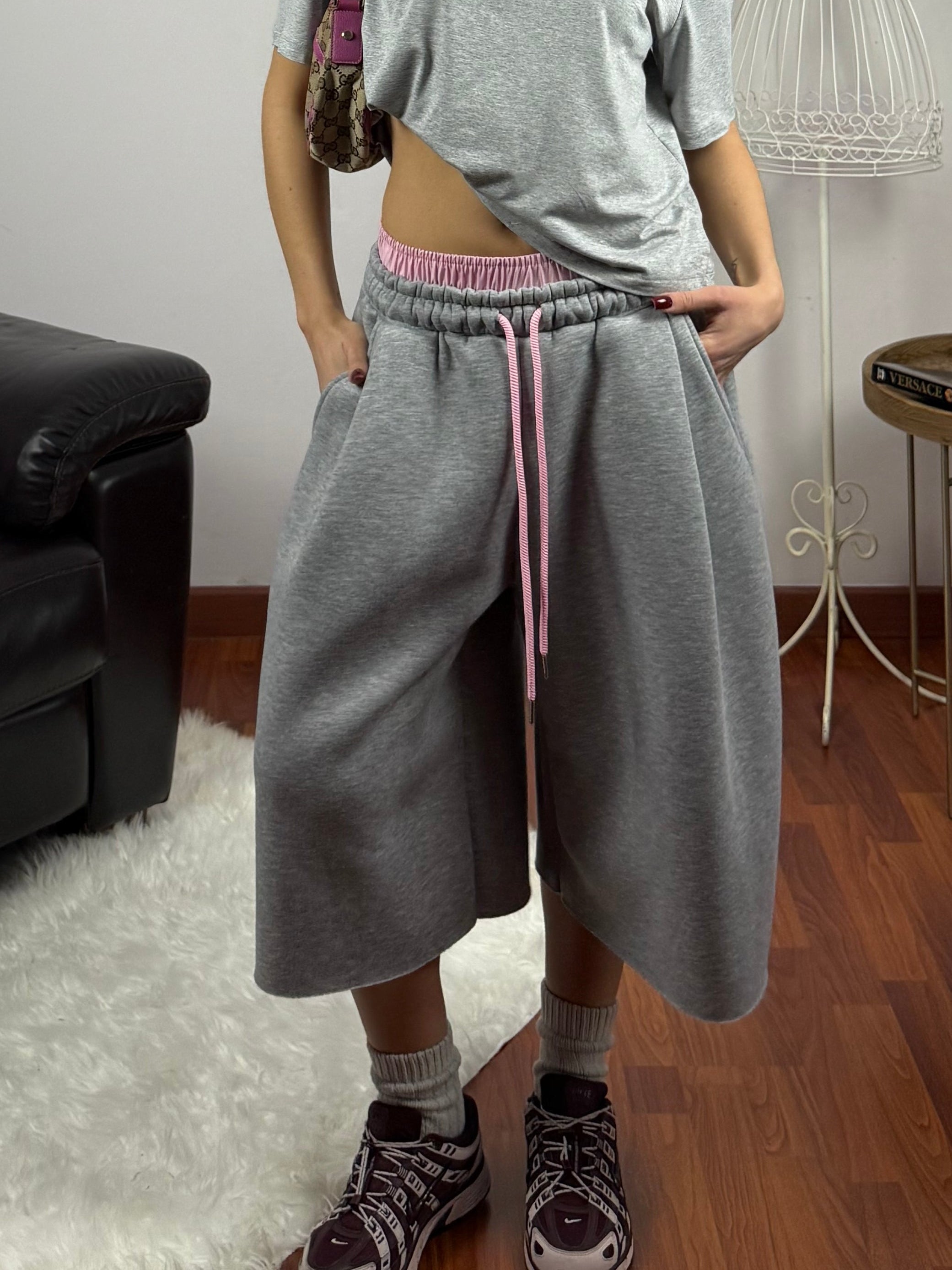 COZY SHORTS GRAY