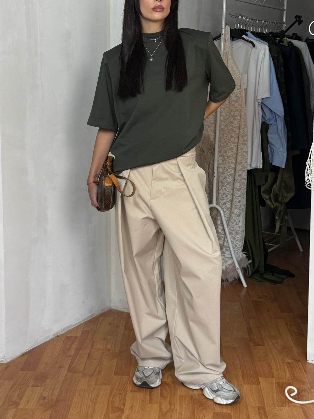 PLEATED BALLOON PANTS