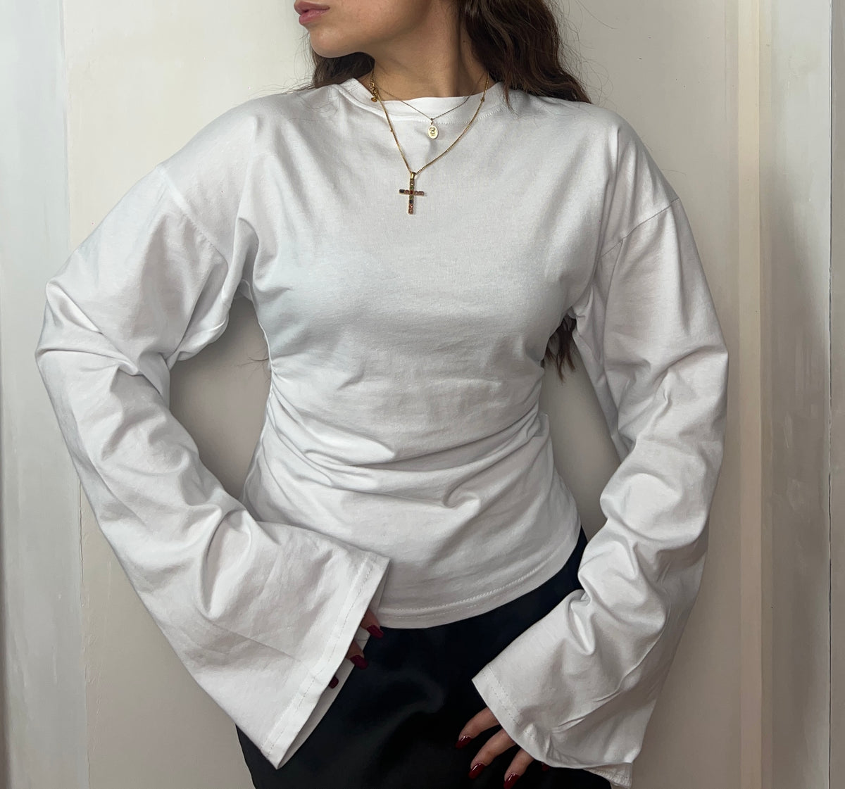 MAGLIA SLIM DRAPED