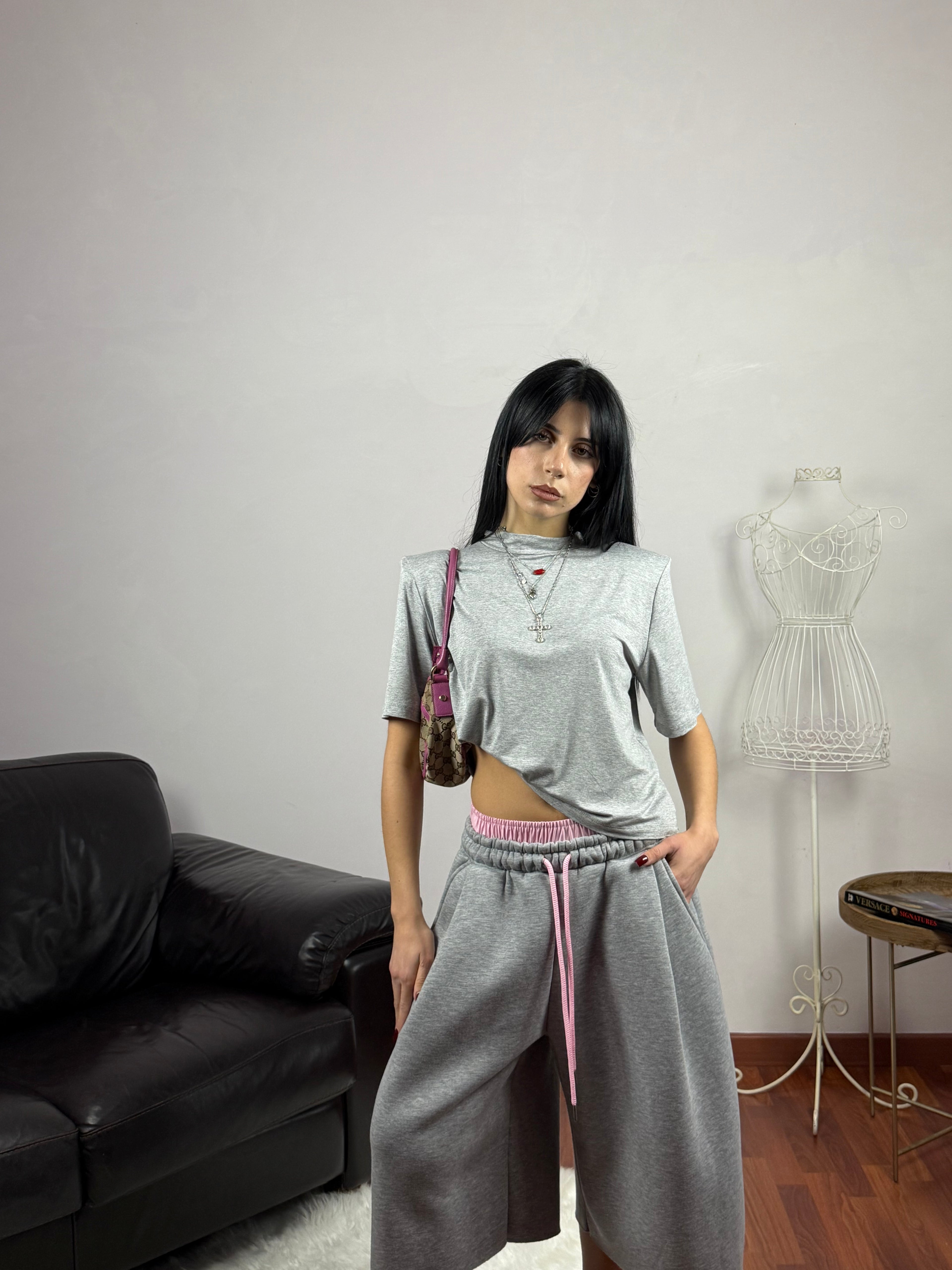 COZY SHORTS GRAY