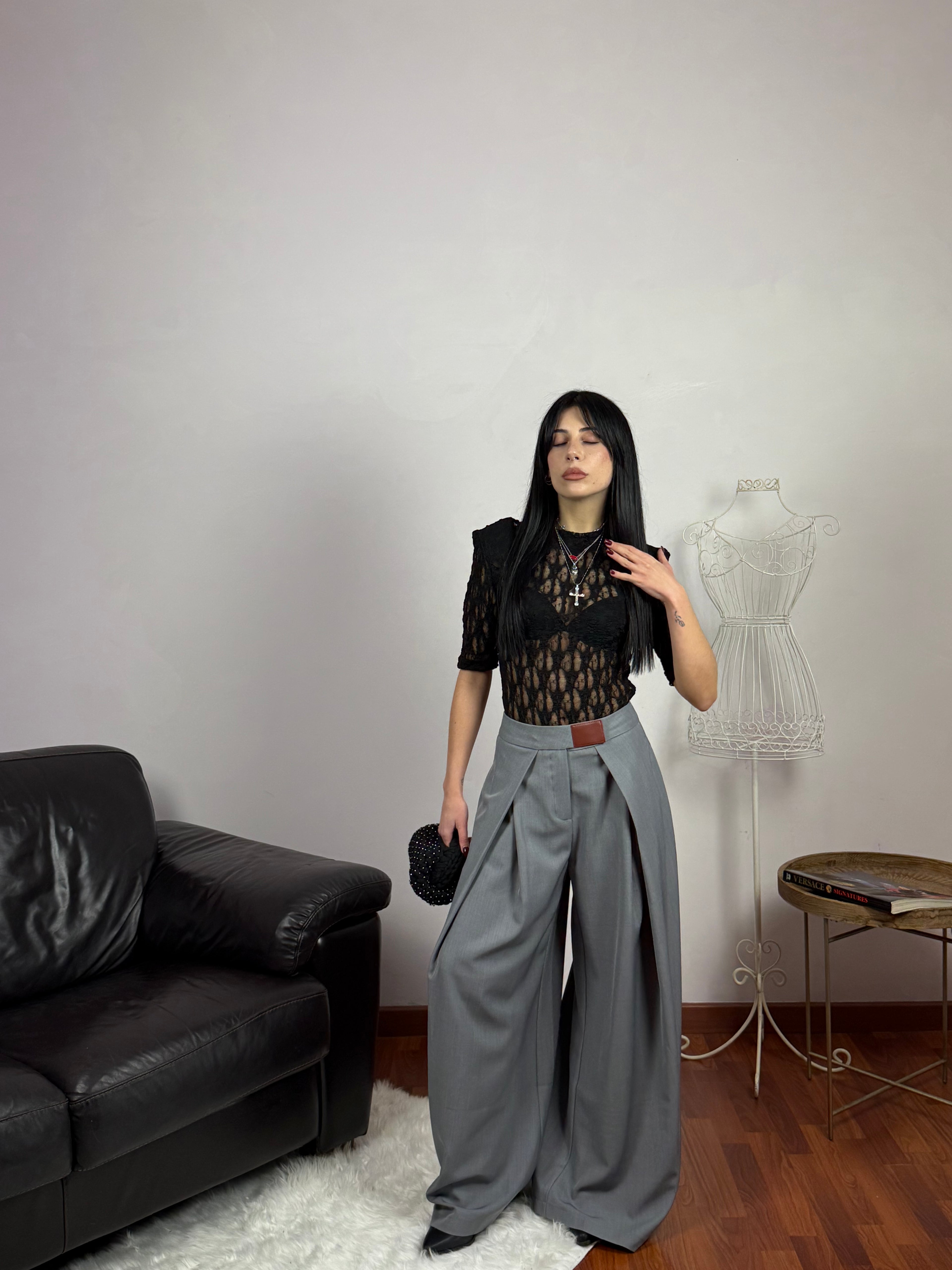 PANTALONI COLETTE GRAY