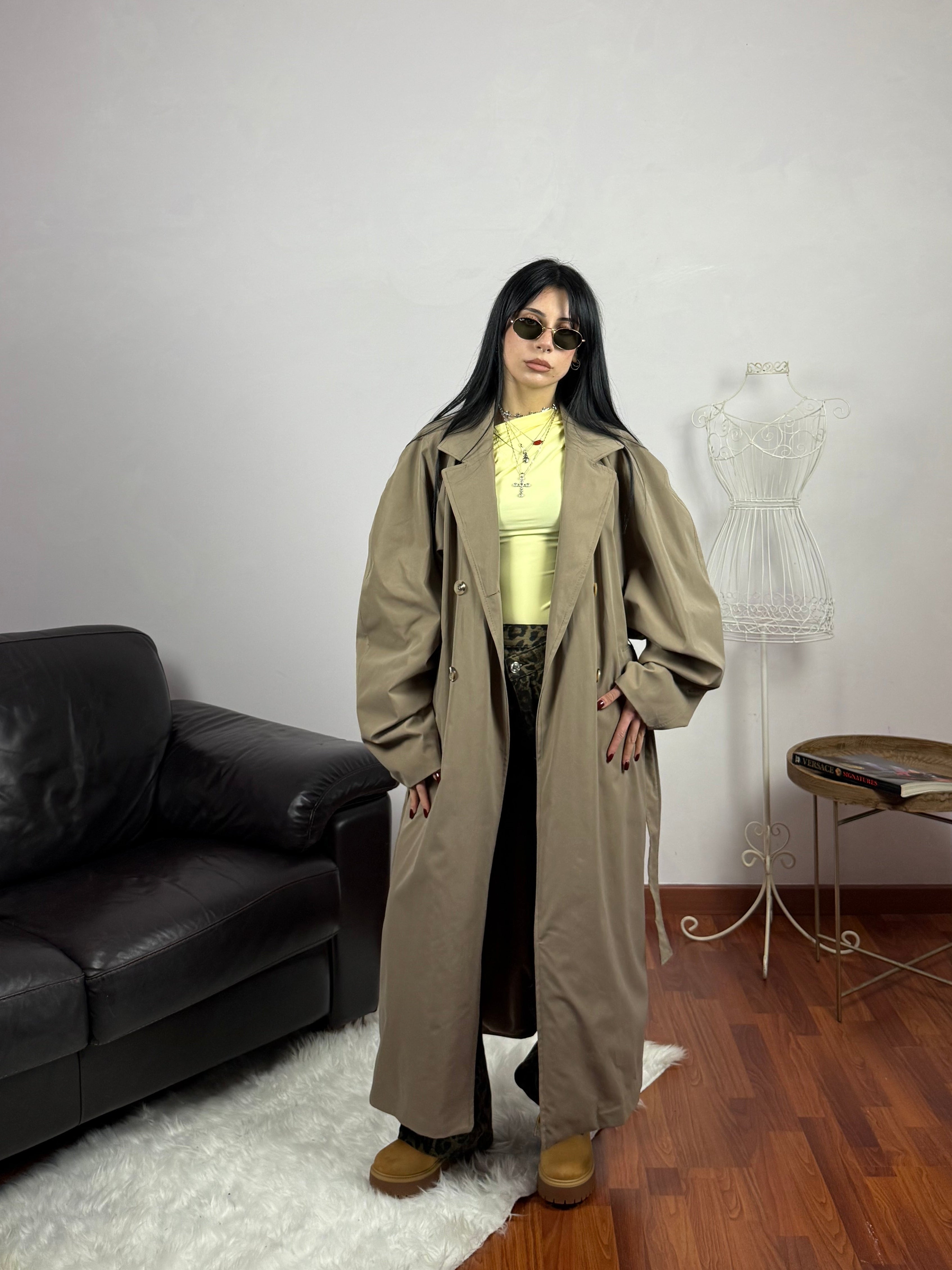 TRENCH OVER CAMEL