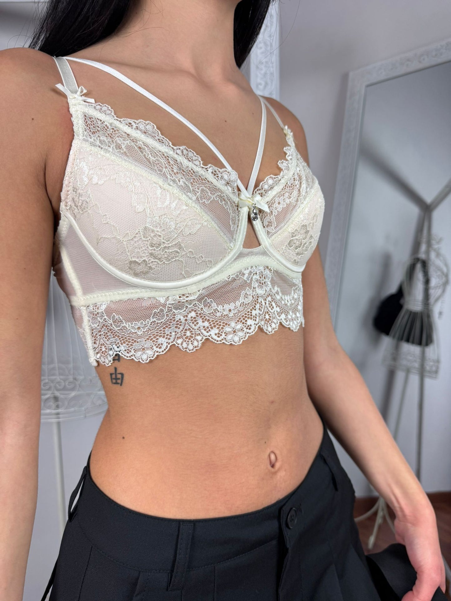 Ivory Lace Bralette
