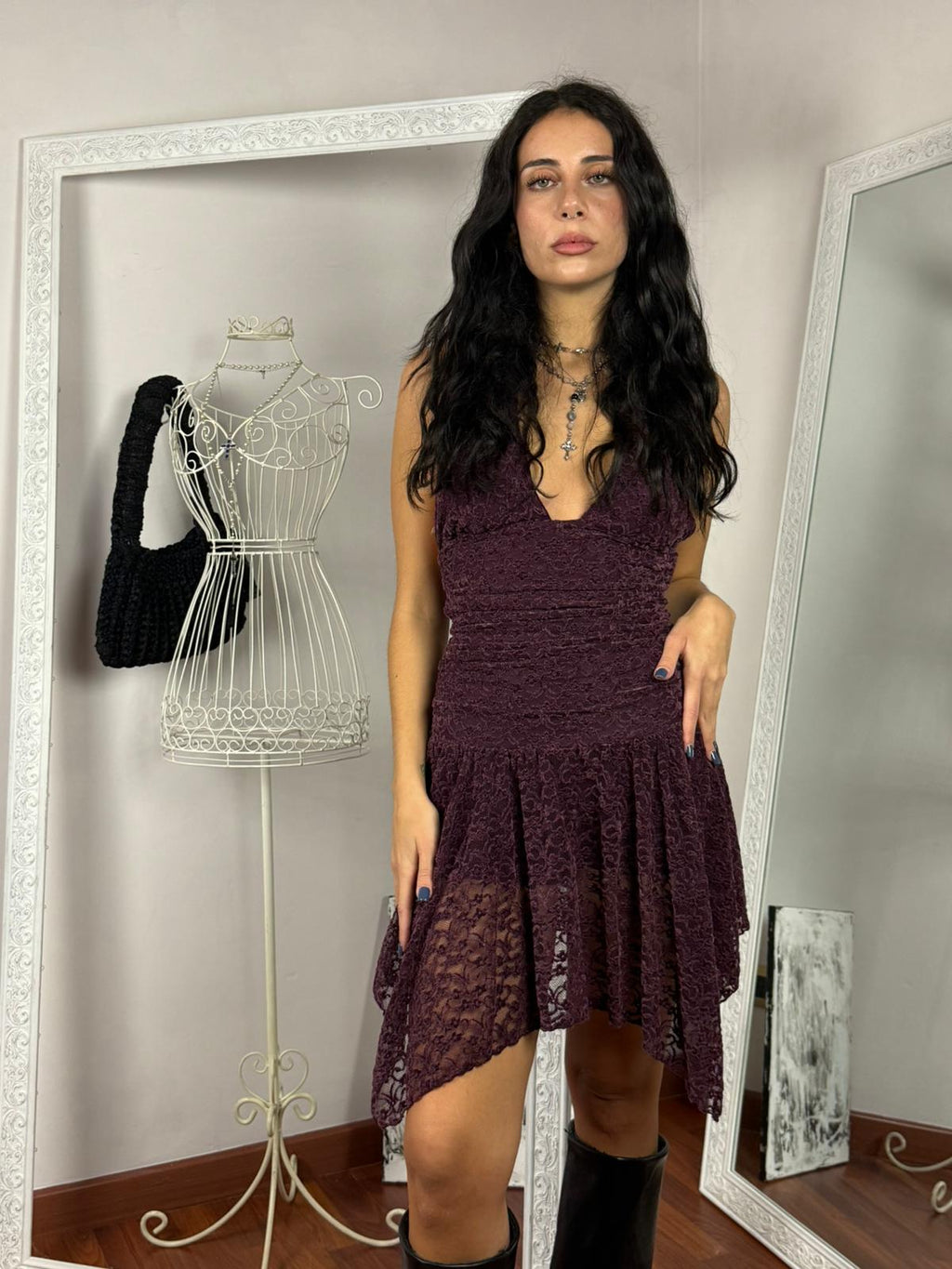 Dress Burgundy