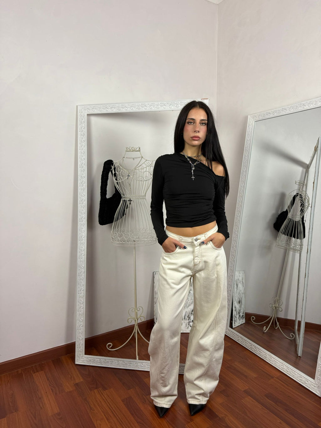 Black Shape Top