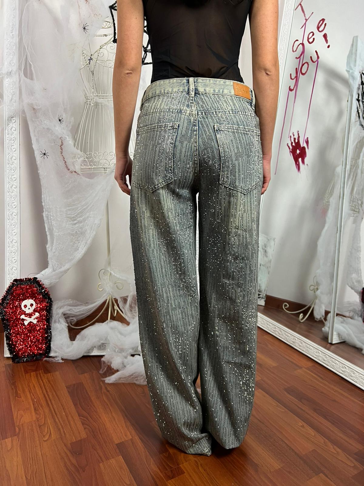 Crystal Drip Denim