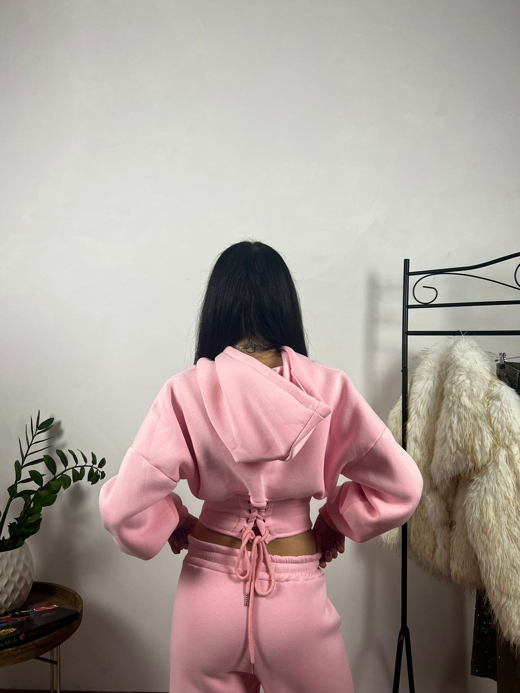 Pink Corset Set