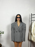 Blazer Coat Grey