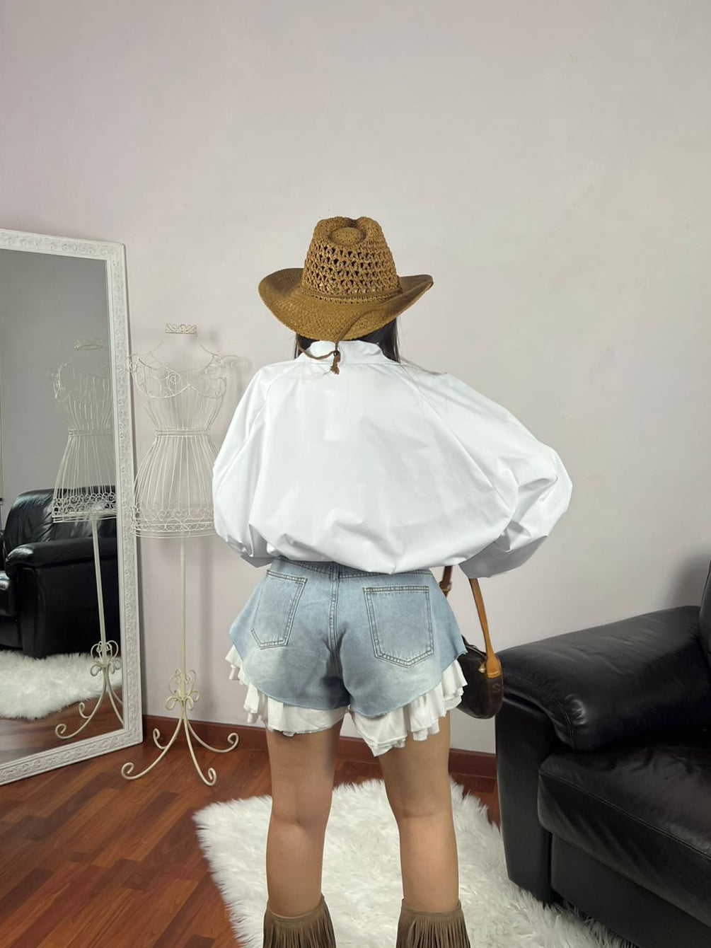 CLOUD CROP BLOUSE